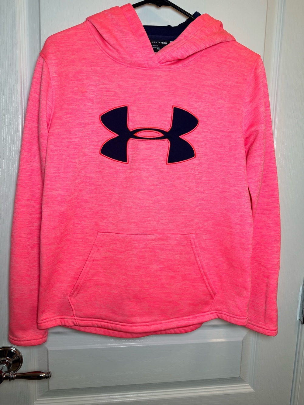 Under Armour ColdGear Storm Neon coral/pink Hoodie Pullover Women's XS